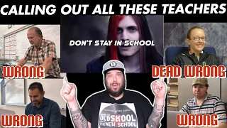 A Teacher CALLS OUT Teachers Negative Reaction's to “DON’T STAY IN SCHOOL” BY BOYINABAND