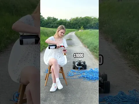 $1000 RC CAR VS GIRL TEST in Texas! 😳🚀