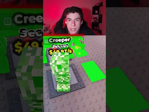 Ele Virou Um CREEPER Para Roubar Brainrots #roblox