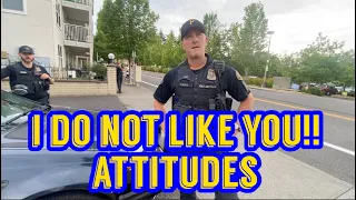 "I HAVE AUTHORITY & YOU CAN'T BE HERE!" PORTLAND FIRST AMENDMENT