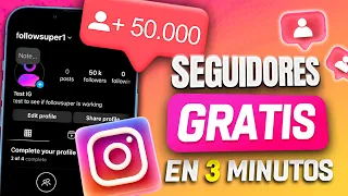 ✅ SEGUIDORES DE INSTAGRAM GRATIS 2026 - Consigue 50,000+ Seguidores GRATIS en Instagram! (FÁCIL)