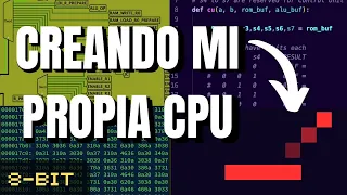 He creado una CPU de 8 bits ¡Corre su propio juego!