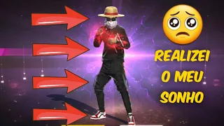 REALIZEI O SONHO DO HUMILDE PEGUEI A BARBA DO VELHO GASTEI 5600 DIMAS NO FREE FIRE