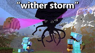 a volta do MAIOR BOSS do Minecraft... Wither Storm