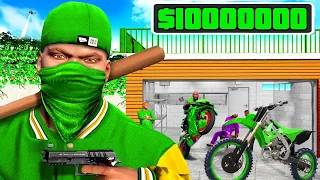 TRANSFORME La CASA de Franklin en la NUEVA BASE de los GROVE STREET en GTA 5