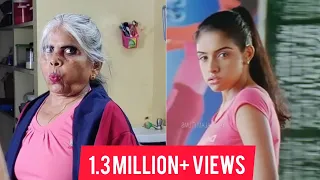 அசின் பாட்டி 😝💃POKKIRI-SCENE RECREATION 😎 #thoufiq24#pokkiri#asin#thalapathy#paati #scenerecreation