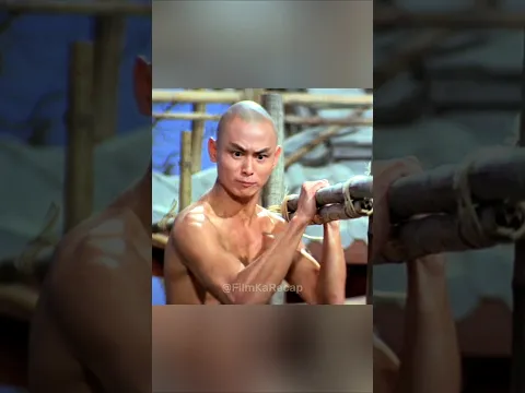 He learned Kung Fu With Rocks and Bamboo! #shorts