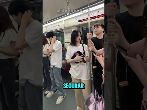 ELA NUNCA MAIS VAI QUERER PEGAR UM METRO NA VIDA
