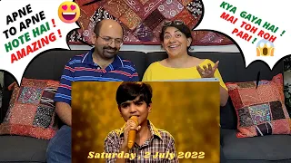 Mani , Superstar singer 2 , Saturday , 2 July 2022 , Apne To Apne , Dharmendra Special | Reaction !