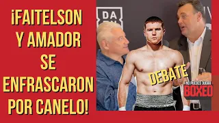 ¡Faitelson y Amador se enfrascaron en un caliente debate por el tema Canelo!