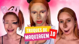 OS MELHORES TRUQUES DE MAQUIAGEM #10 😂