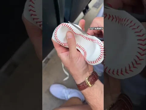 Unbelievable This man made a baseball edition slipper for his mom #shorts