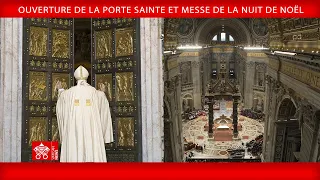 24 décembre 2024, Ouverture de la Porte Sainte et Messe de la nuit de Noël - Pape François