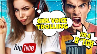 Pretending to Be a YouTuber While Girl Voice Trolling