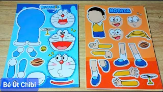 Khui sticker/Hình dán cute💕 Shisuka💜Doreamon,Nobita-Seko-Chaien-Doreami với tạo hình,biểu cảm cute