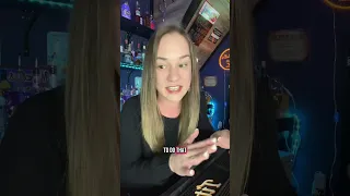 Girl says she didn’t order all the things on her bar tab after she closes her tab #bartenderstories