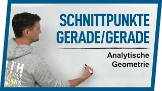Schnittpunkt Gerade/Gerade | Vektorgeometrie | Mathe by Daniel Jung