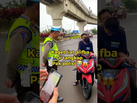 Alifba sama pak RT di tangkap  pak polisi Karena balapan motor #ardipetto #komedi #shorts