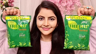 Nupur 100% pure henna for silky smooth condition dark brown hair | RARA | henna mehndi pas