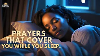 PRAYERS TO COVER YOU WHILE YOU SLEEP | WITH OCEAN WAVES