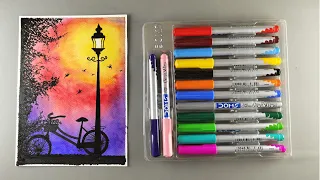 Quick brush pen panting idea 😉