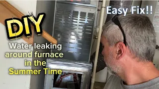How I Fixed My Furnace Water Leak for Free!!