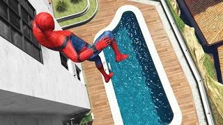 GTA 5 Spider-Man Ragdolls ep.124