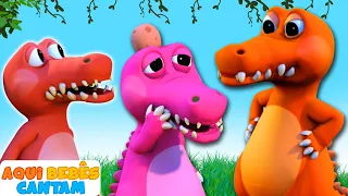 Músicas Infantis | Cinco Pequenos Crocodilos Fofos 🐊 | ABC Brazil