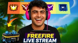 Free Fire RANK PUSH to GrandMaster Now!🤯 #freefire #freefirelive#live#verticallive