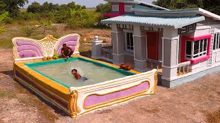 60 Days To Build A Beautiful Modern House And Swimming Pool