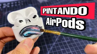 Pinté unos AirPods para mis amigos!😱
