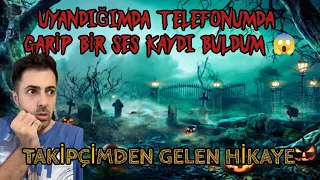 BİR SABAH UYANDIM VE TELEFONUMDA BİR SES KAYDI BULDUM 😱⁉️