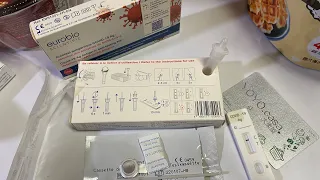 試用澳門政府提供的歐洲製 COVID-19 antigen Self Test at Home Kit（EUROBIO SCIENTIFIC）