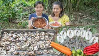 Wow! Cooking Spicy Seafood, Oysters, Squids, Shrimps - Spicy Seafood Compilation