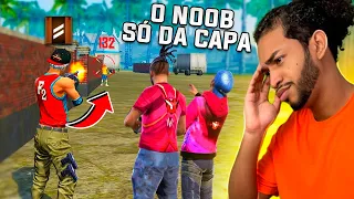FINGI SER NOOB e SURPREENDI meu SQUAD no FREE FIRE!! 😱🔥