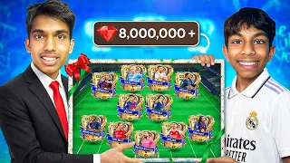 I Gifted My Brother a NEW FULL UTOTY Squad! - FC Mobile