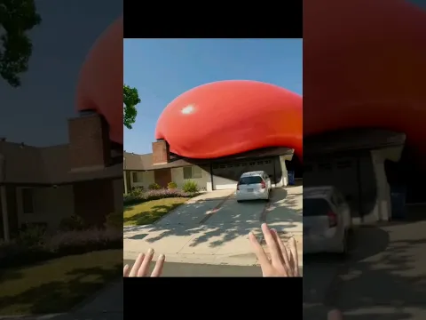 💀testing giant balloon #shorts #balloon