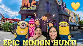 Epic Minion Hunt at Universal CityWalk: Can We Find Them All?!💛💛💛