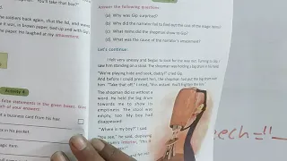 Class vi English Text Book Solve , Page No : 40