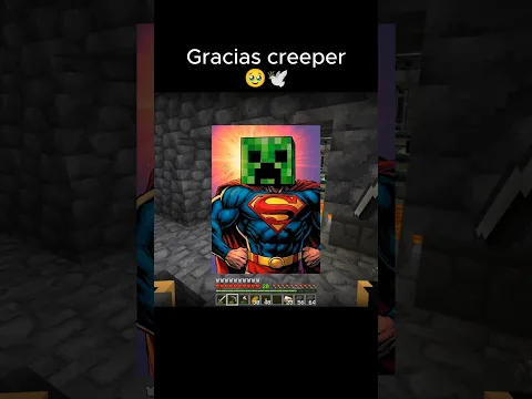 Gracias Creeper🥹🕊️ #minecraft #minecraftmemes