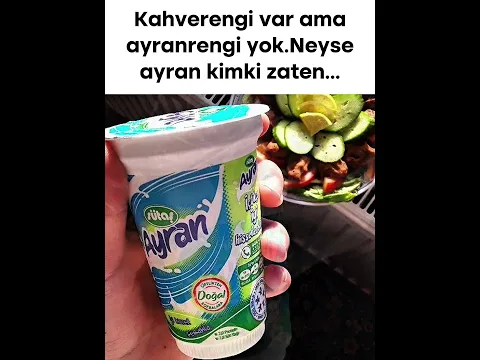 Ayran kimki zaten 😔