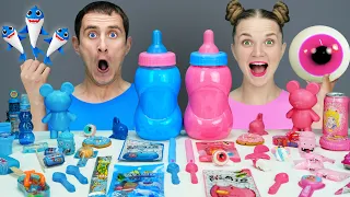 Blue Pink Food Challenge 블루핑크 푸드 챌린지