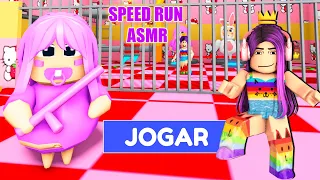 SPEED RUN - SPEED RUN GIRL BARRY'S BABY PRISON RUN! (Obby)