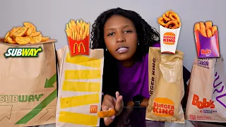 QUAL FAST FOOD TEM O MELHOR ACOMPANHAMENTO?