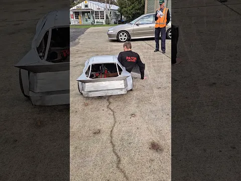I built a half scale RX7 drift kart. Watch me get into it!
