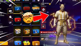 NARUTO CRATE 😱 OPENING 2000 BOXES AND 50 PACKAGES 📦 OLD PASS BOXES 👊NARUTO SKINS FREE FIRE