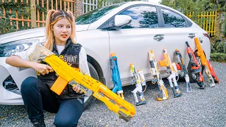 Action S.W.A.T Super Girl Attack Changed Evil Man By Mysterious Person