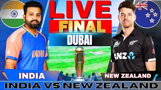 🔴 INDIA vs NEW ZEALAND FINAL | Champions Cricket Trophy Final | IND VS NZ, watch along