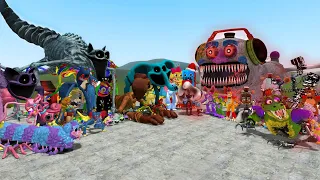 ALL POPPY PLAYTIME CHAPTER 3 CHARACTERS VS ALL FNAF ANIMATRONICS In Garry's Mod!