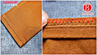 Change the length of your pants at home Full Video Tutorial Episode 127